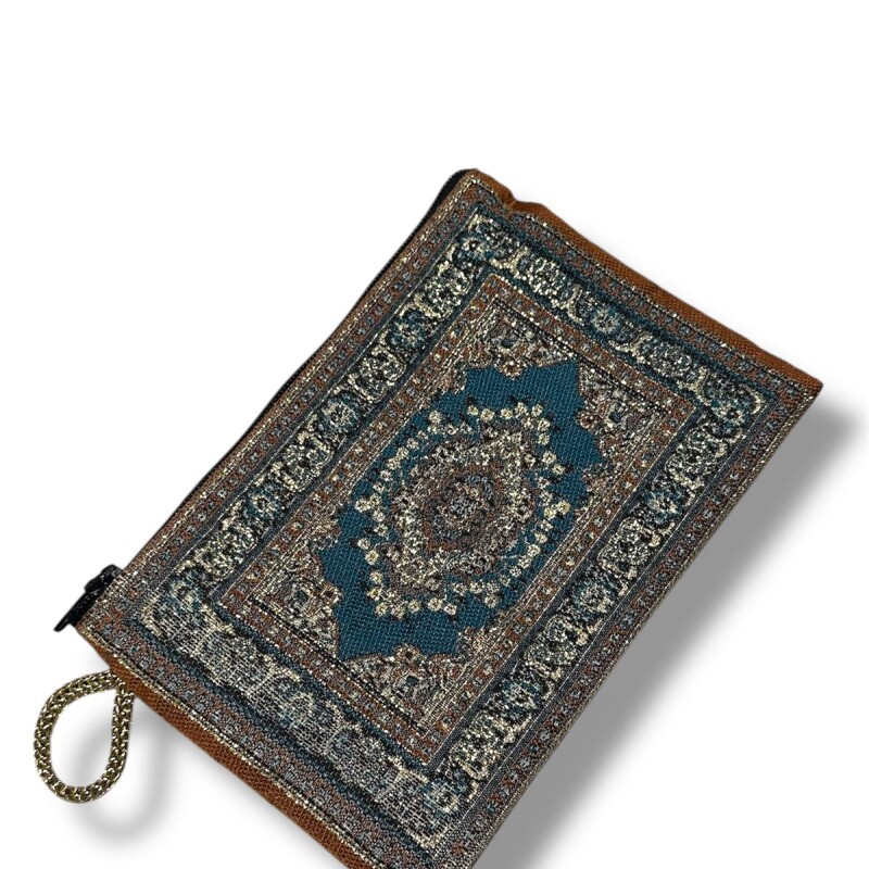 Monedero arabescos Azul