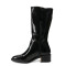 Botas de Mujer Miss Carol JUSTY en punta bucanera Negro