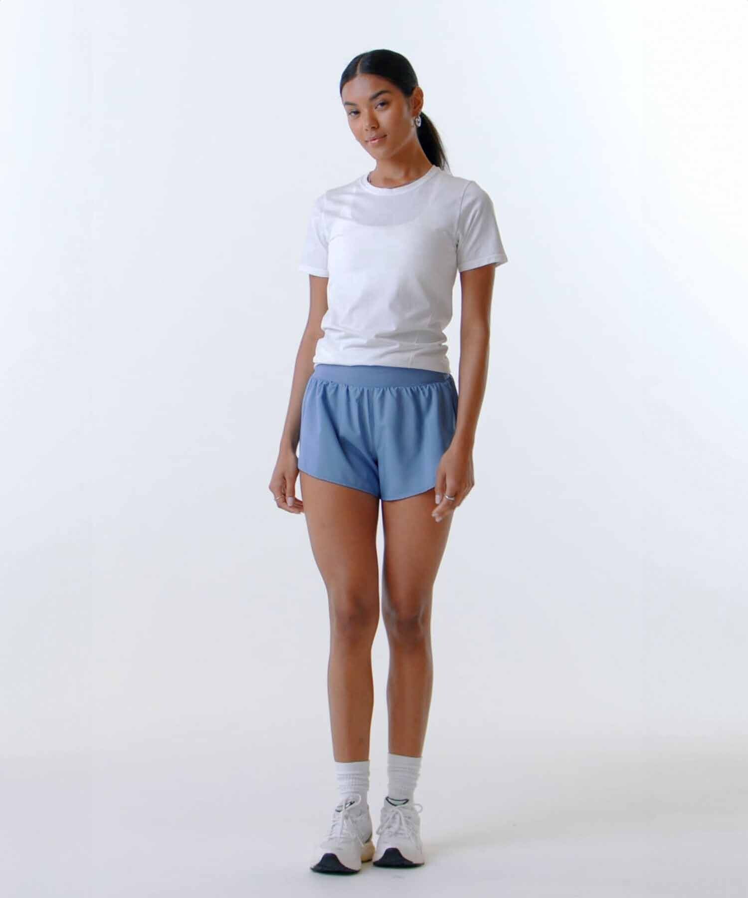 Short Con Malla Sun Chaser 3" Mujer Deep Navy