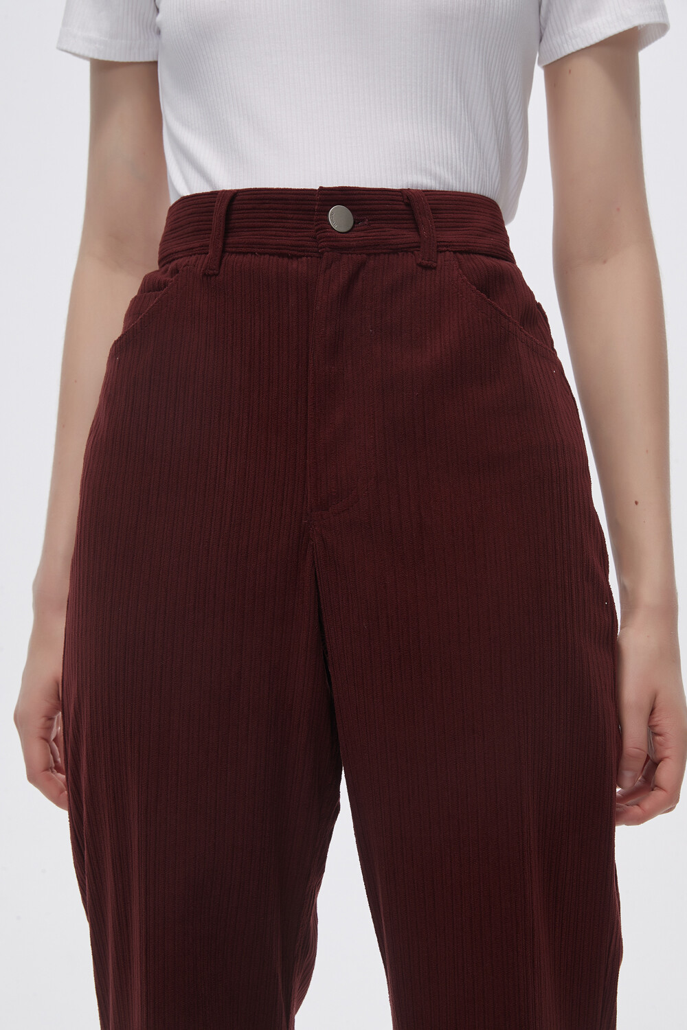 Pantalon Tesiyo Bordeaux Oscuro