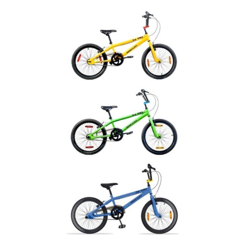 Bicicleta Baccio Fly Free BMX rodado 20 con picadores Turquesa