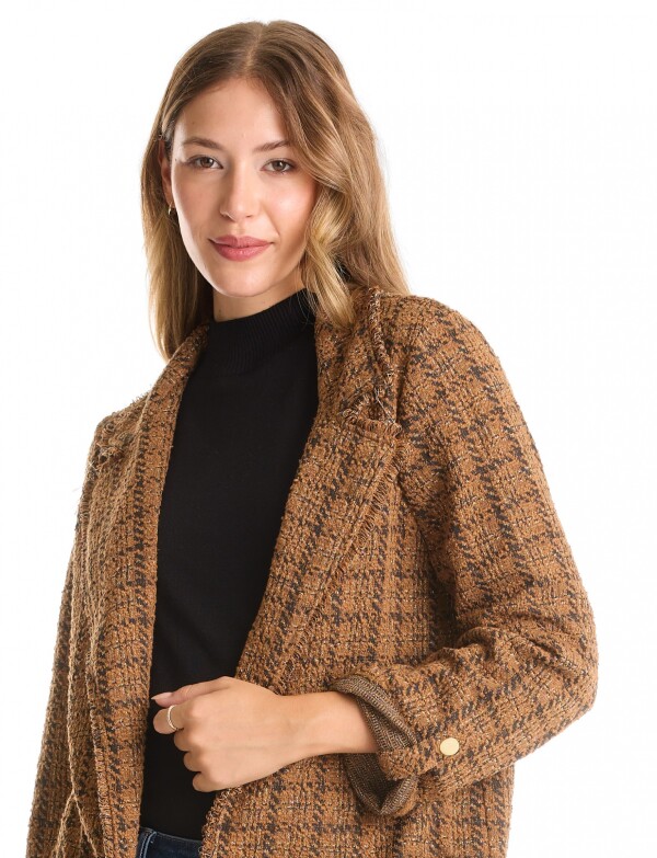 Chaqueta Boucle TOSTADO/MULTI