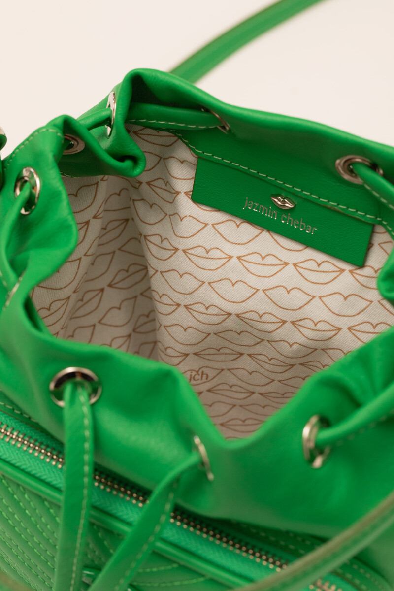 BUCKET BAG LIPSTICK Verde