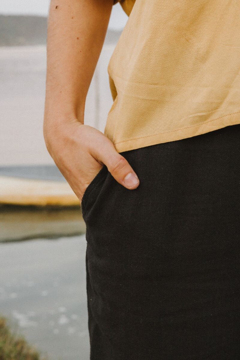 Pantalón Blanca Negro