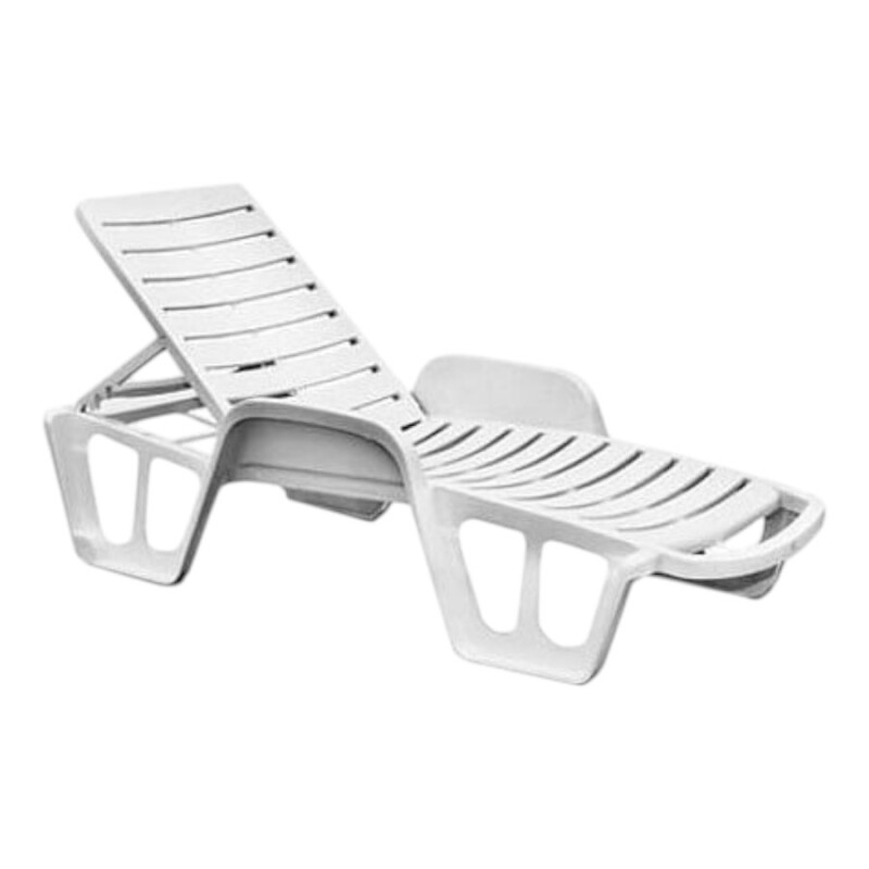 Reposera Plástica Apilable Reclinable Reposera Plástica Apilable Reclinable