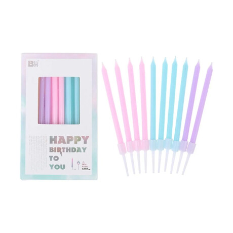Velas x10 para cumpleaños Sc