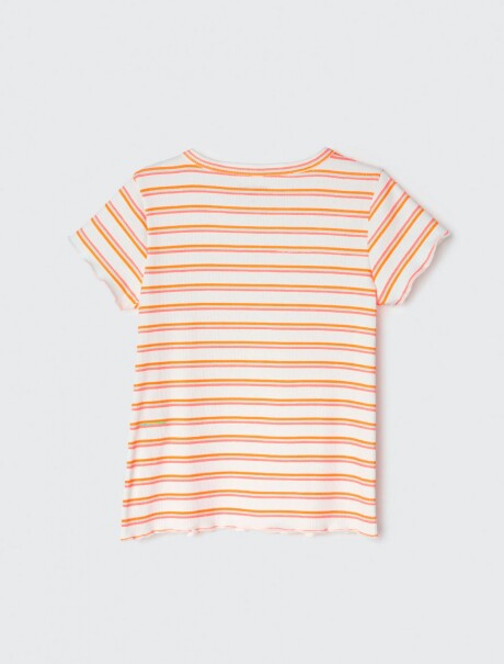 BLUSA INFANTIL ESTAMPADA NARANJA