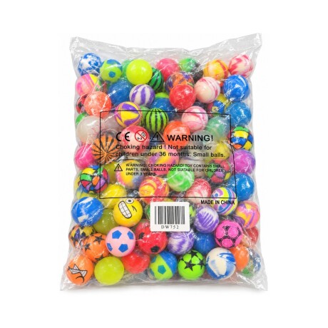 BOLSA PELOTAS DE GOMA 3.2CM 100 UNIDADES BOLSA PELOTAS DE GOMA 3.2CM 100 UNIDADES