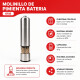 Molinillo de pimienta bateria GRIS