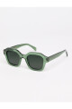 Lentes Tiwi Carole Acetate Crystal Green With Green Lenses