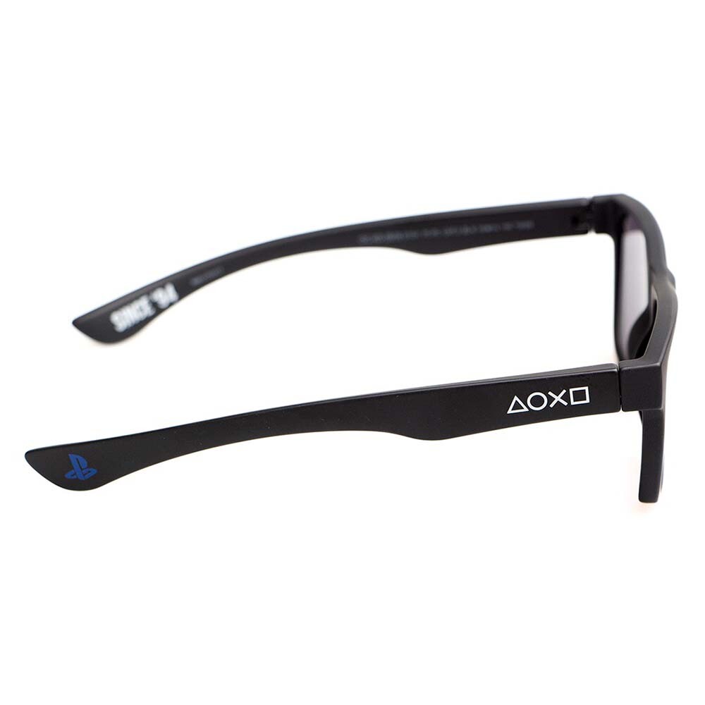 Lentes De Sol De Policarbonato Cuadrado Playstation Negro/Negro