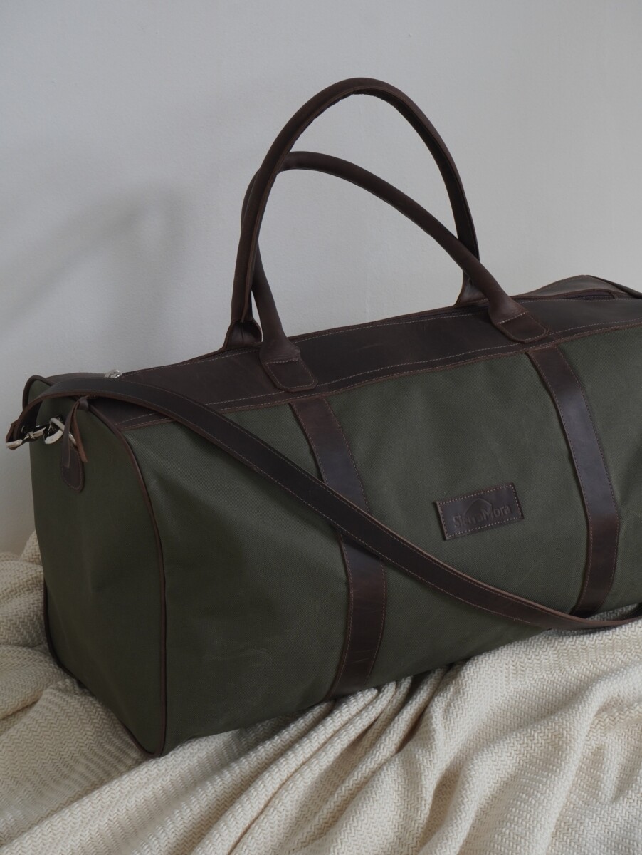 Bolso Sport XL - Chocolate / Verde Seco 
