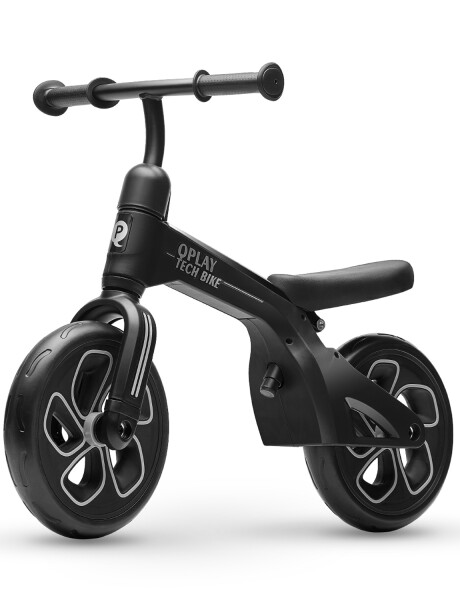 Bicicleta de equilibrio sin pedales Qplay Tech Negra