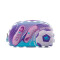Cartuchera Footy Botines Con Luz, Doble Cierre Violeta