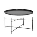 Mesa Baja Tray Grande Negro Matt | EN EXHIBICION