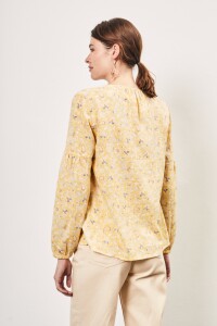 Blusa Arabescos Mostaza