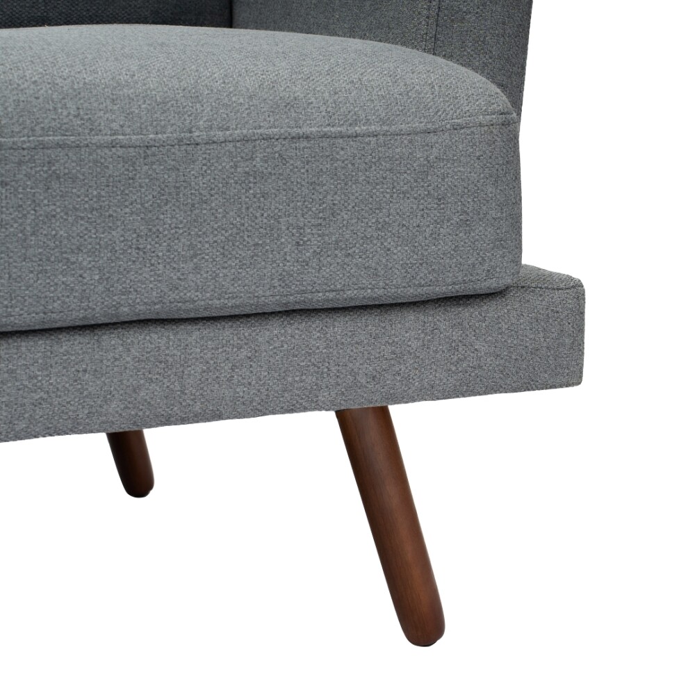 Sofá Con Chaise Triunfo - 3 Cuerpos Gris Chaise Izquierdo