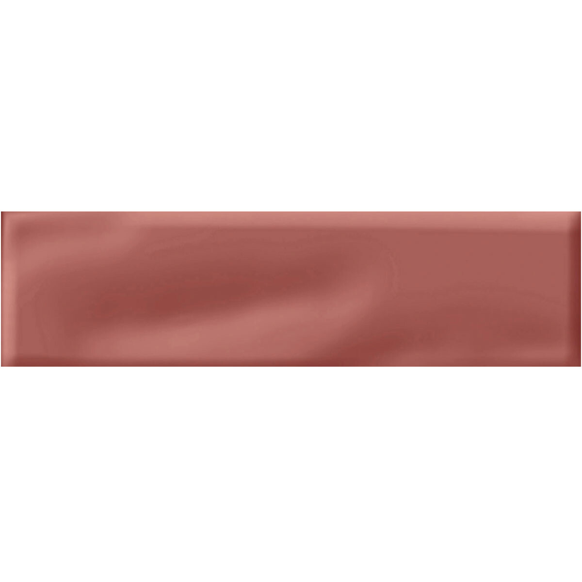 Cerámica Rojo Amaranto Brick Con Relieve 7.5X26Cm Pared 