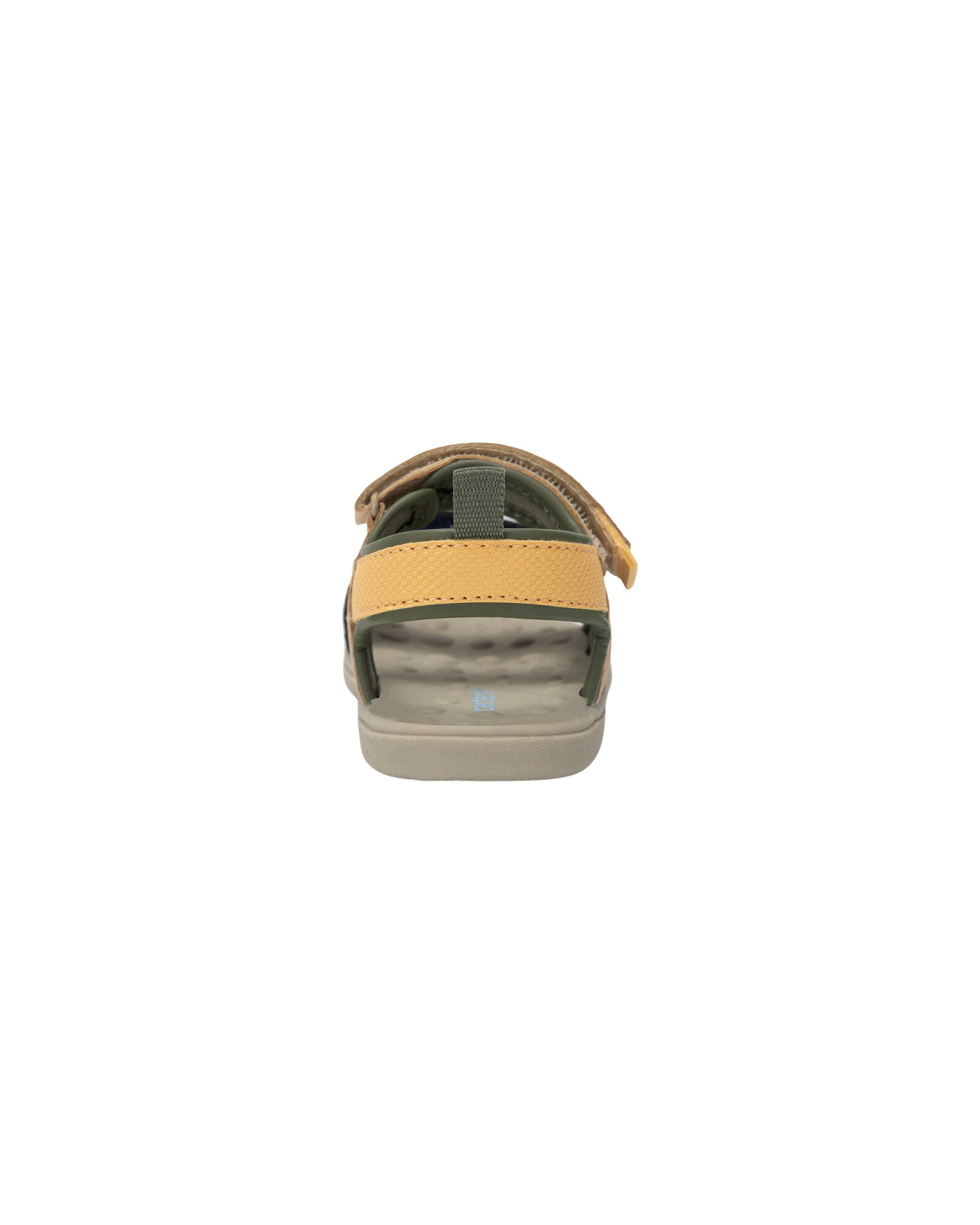 Sandalias con velcro, diseño con tiras multicolores Sandalias con velcro, diseño con tiras multicolores