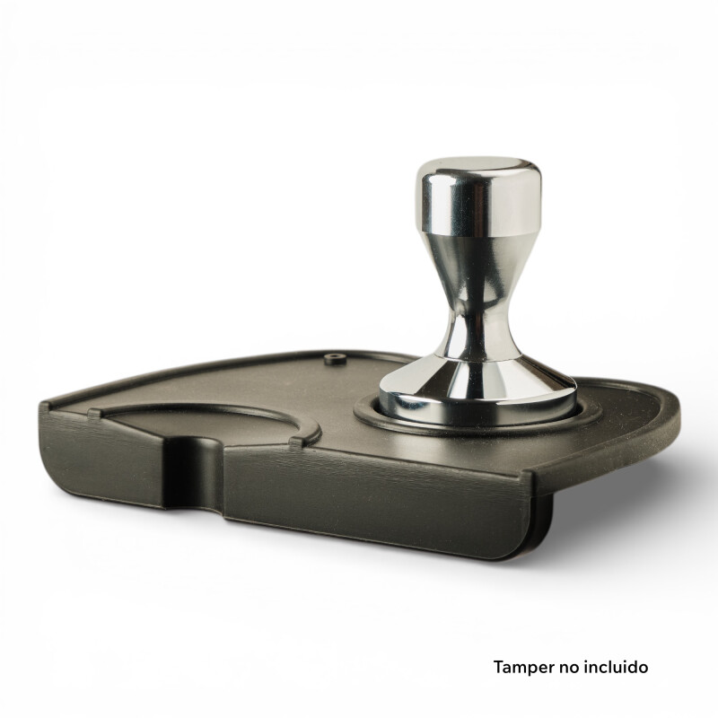 Tamper Mat Café 17.5x12.5cm Silicona Negra Negro