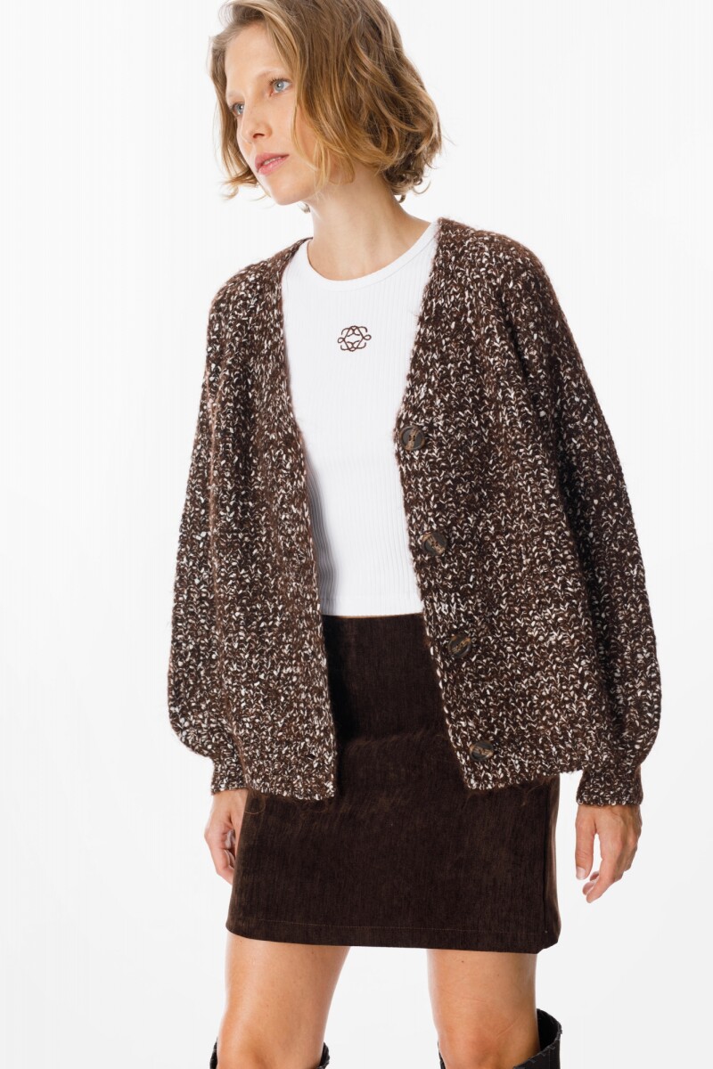 Saco Matiz Chocolate/Crudo