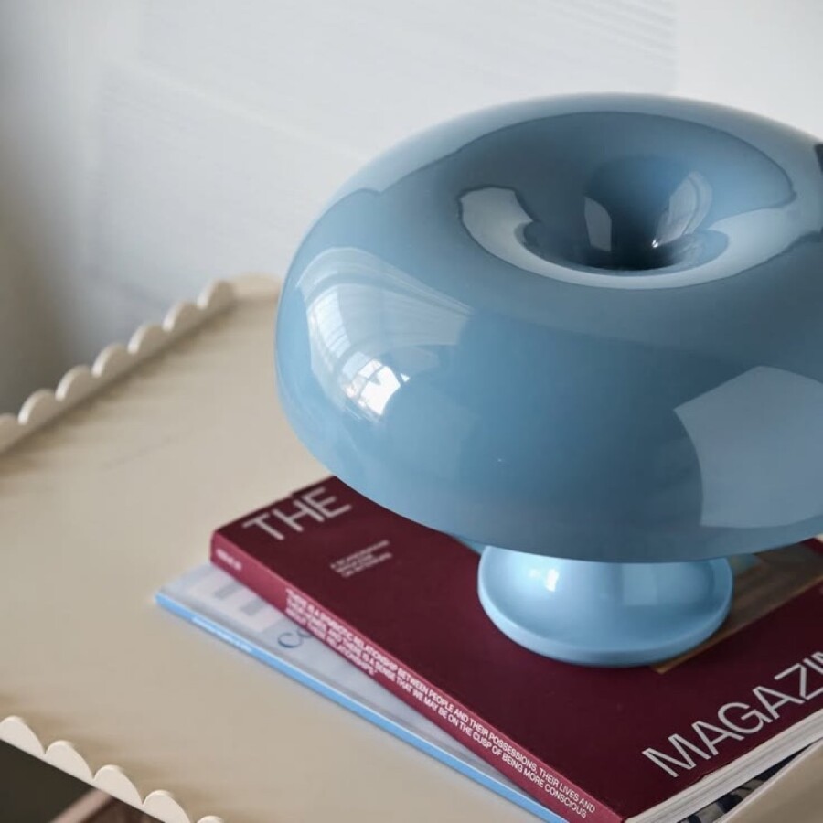 Luminaria Mushroom Inalámbrica Blue