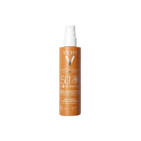 VICHY CAPITAL SOLEIL SPRAY FLUIDO INVISIBLE CELL PROTECT SPF 50 200 ML VICHY CAPITAL SOLEIL SPRAY FLUIDO INVISIBLE CELL PROTECT SPF 50 200 ML