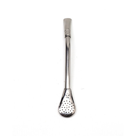 Bombilla de Acero Inoxidable Plateado
