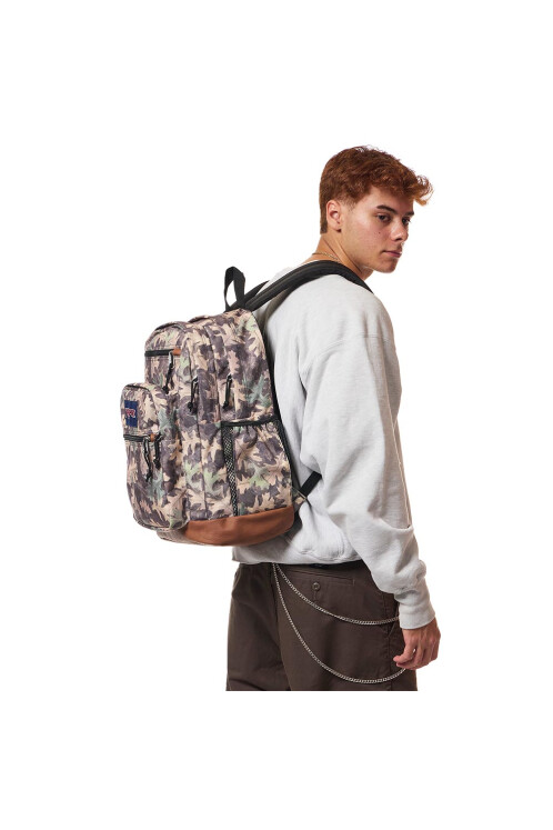 Mochila Portalaptop Cool Student - Unisex Green/grey/charcoal