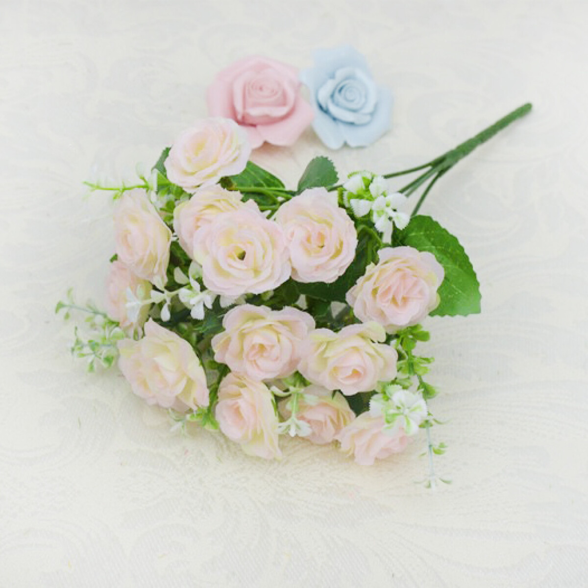 Ramo De Rosas x15 - Rosa Claro 