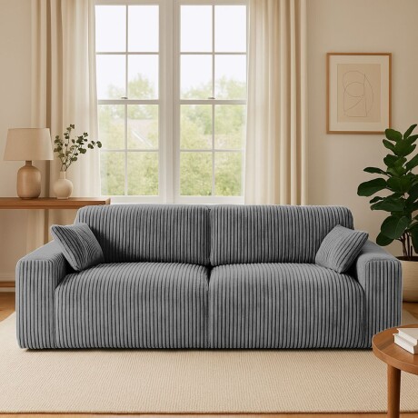 SOFÁ MARSHMALLOW GRIS - 3 CUERPOS