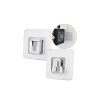 Set x6 ganchos adhesivos para pared encastrable Set x6 ganchos adhesivos para pared encastrable