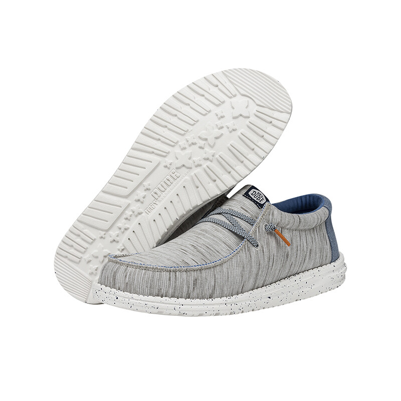 Calzado Hey Dude Wally Jersey Gris