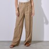 Pantalon Lino Cargo TOSTADO