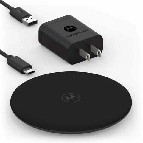 Cargador Inalámbrico Motorola Sjw102 Fast 10w CARGADOR MOTOROLA INALAMBRICO 10W NEGRO