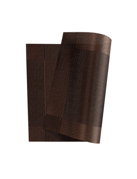 INDIVIDUAL PVC RECUADRO 45x30CM MARRON INDIVIDUAL PVC RECUADRO 45x30CM MARRON