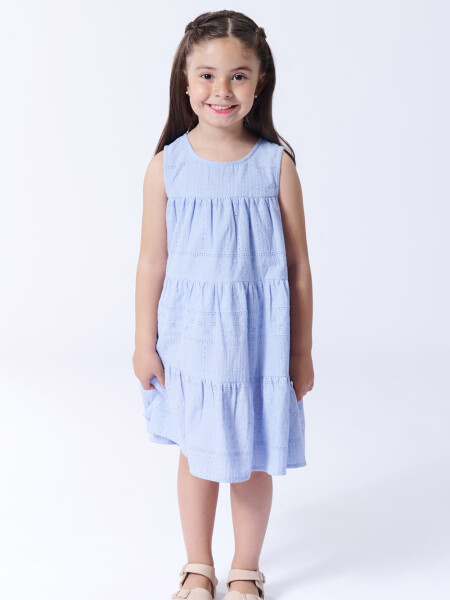 Vestido broderie Celeste