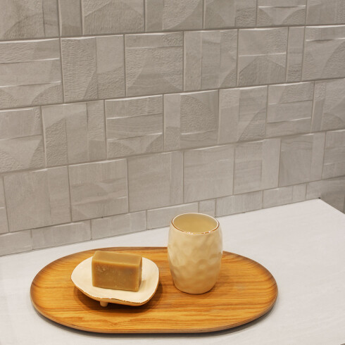 Porcelanato Piedra Hueso Mate Rectificado 45X120Cm Piso Pared GAMAS DE BLANCO