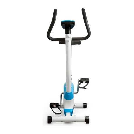 Bicicleta Fija Ergometrica Lumax Fitness Monitor Altura Ajustable Blanco