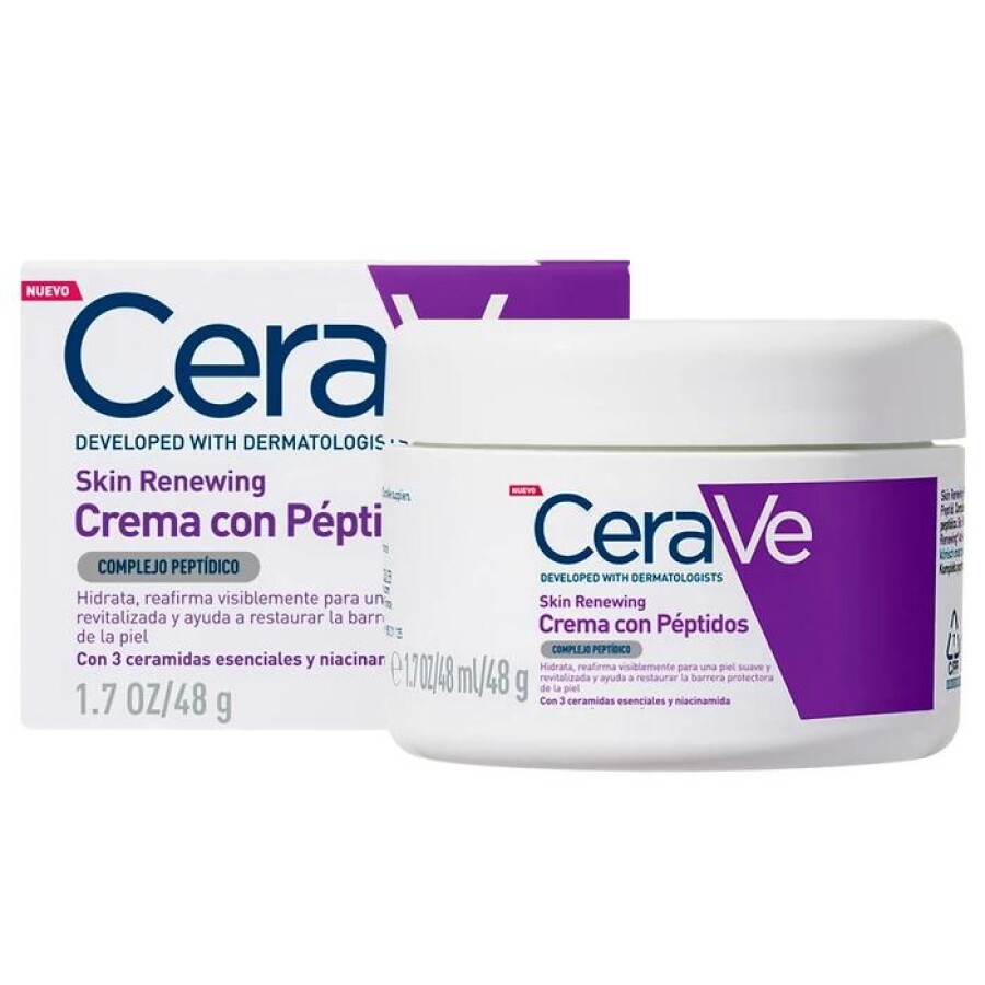 Crema Facial Péptidos Reafirmante Hidratación 48 h - CeraVe Crema Facial Péptidos Reafirmante Hidratación 48 h - CeraVe
