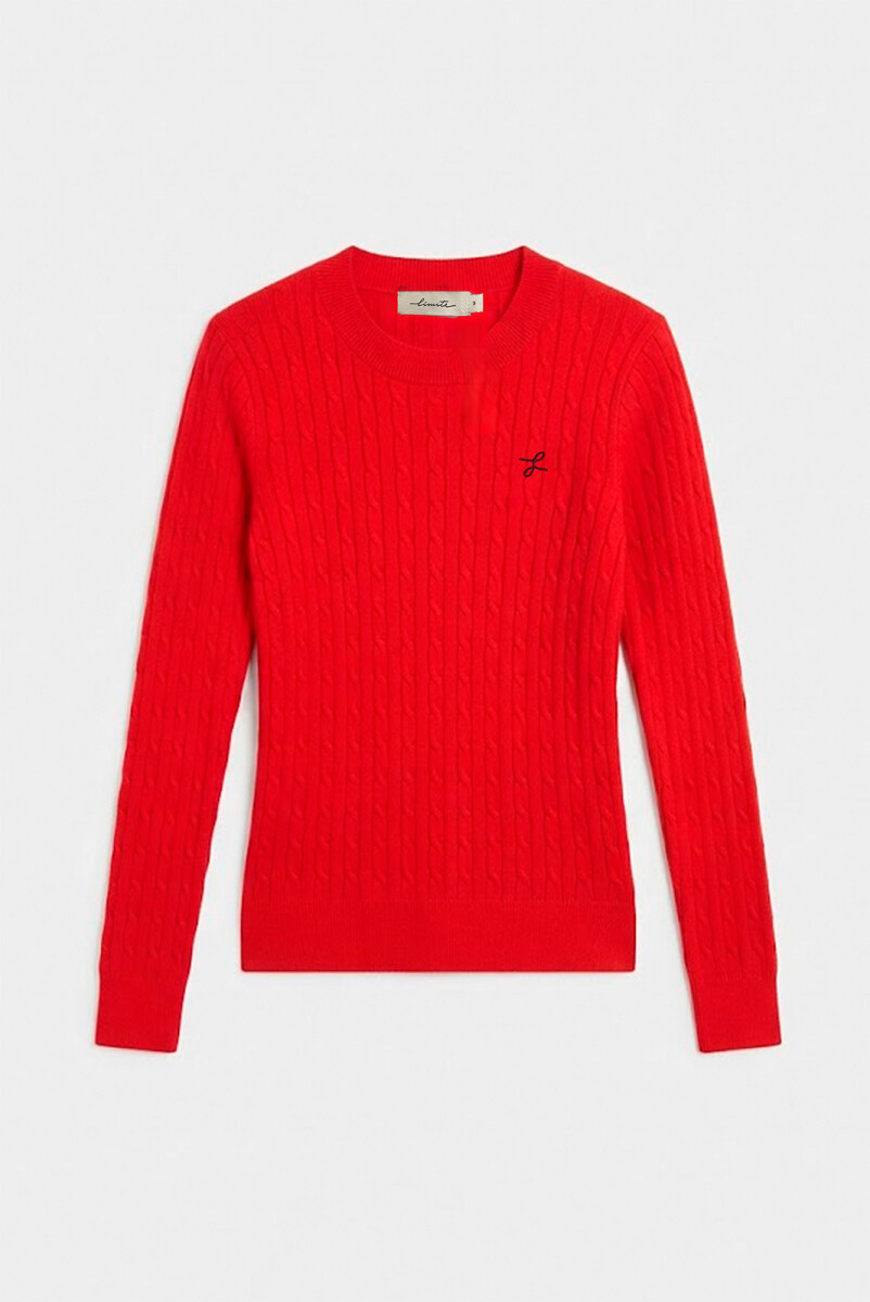 SWEATER OCHOS - ROJO 
