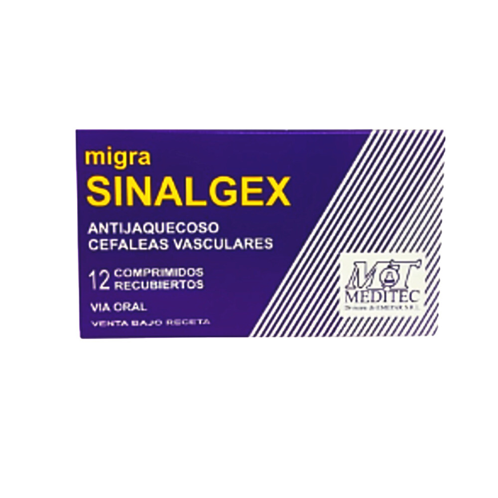 MIGRA-SINALGEX CJ X 12 COMPRIMIDOS única