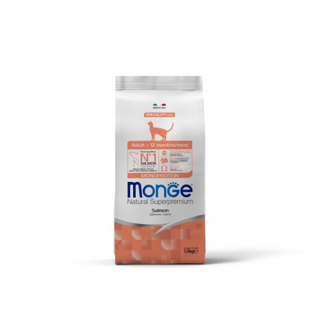 MONGE GATO ADULT SALMON 1.5 KG Monge Gato Adult Salmon 1.5 Kg