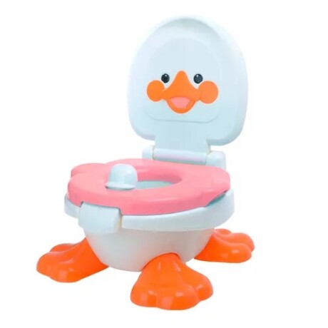 Pelela Wc Niños Duck Baby Potty 3 En 1 Hasta Los 5 Años Rosa