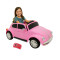 Auto Eléctrico Fusca Escarabajo A Batería Bje1818 ROSA