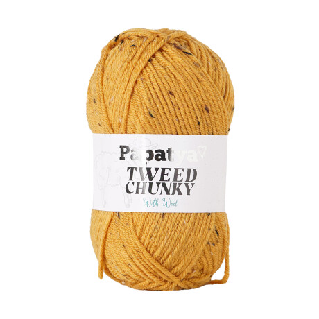 tweed chunky ocre
