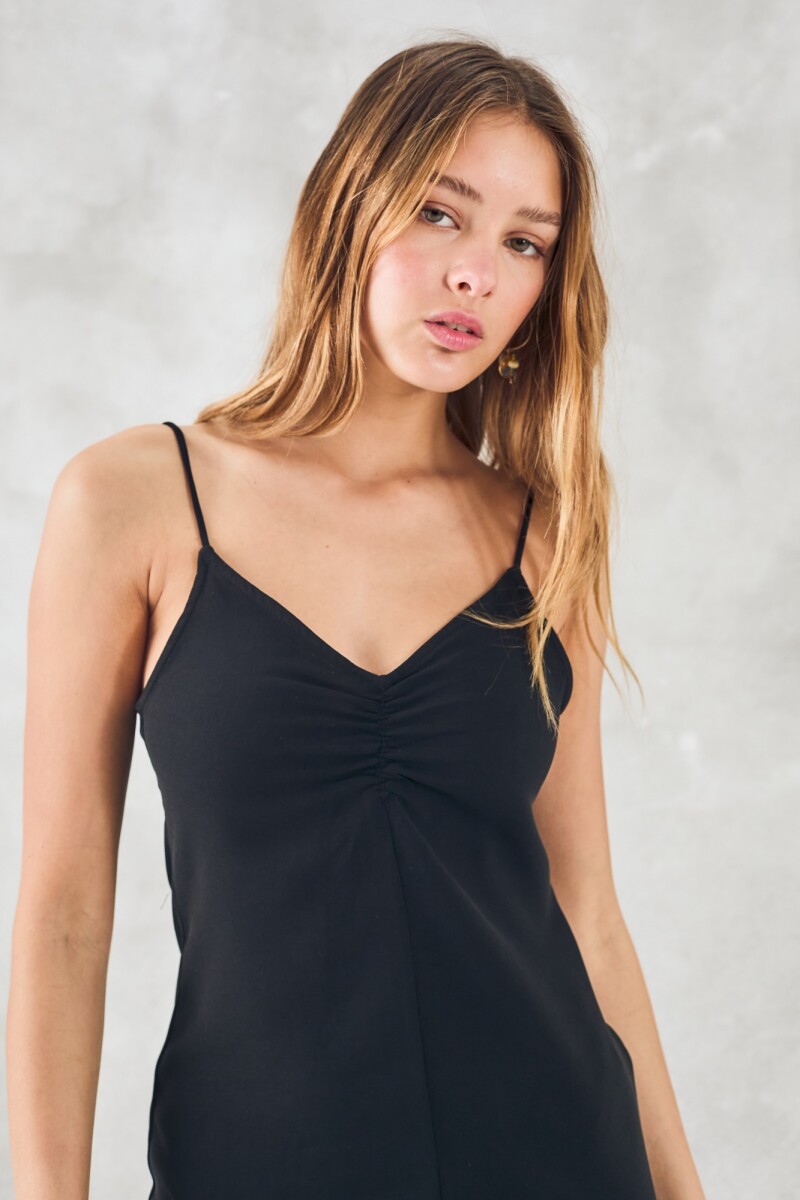 Vestido Slip Negro Negro