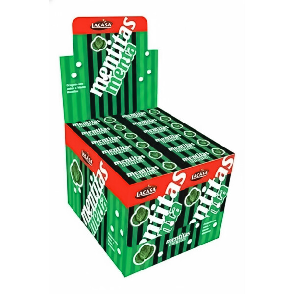 Mentitas Menta Lacasa X 12 Unidades 26g Caramelos Grageas Mentitas Menta Lacasa X 12 Unidades 26g Caramelos Grageas