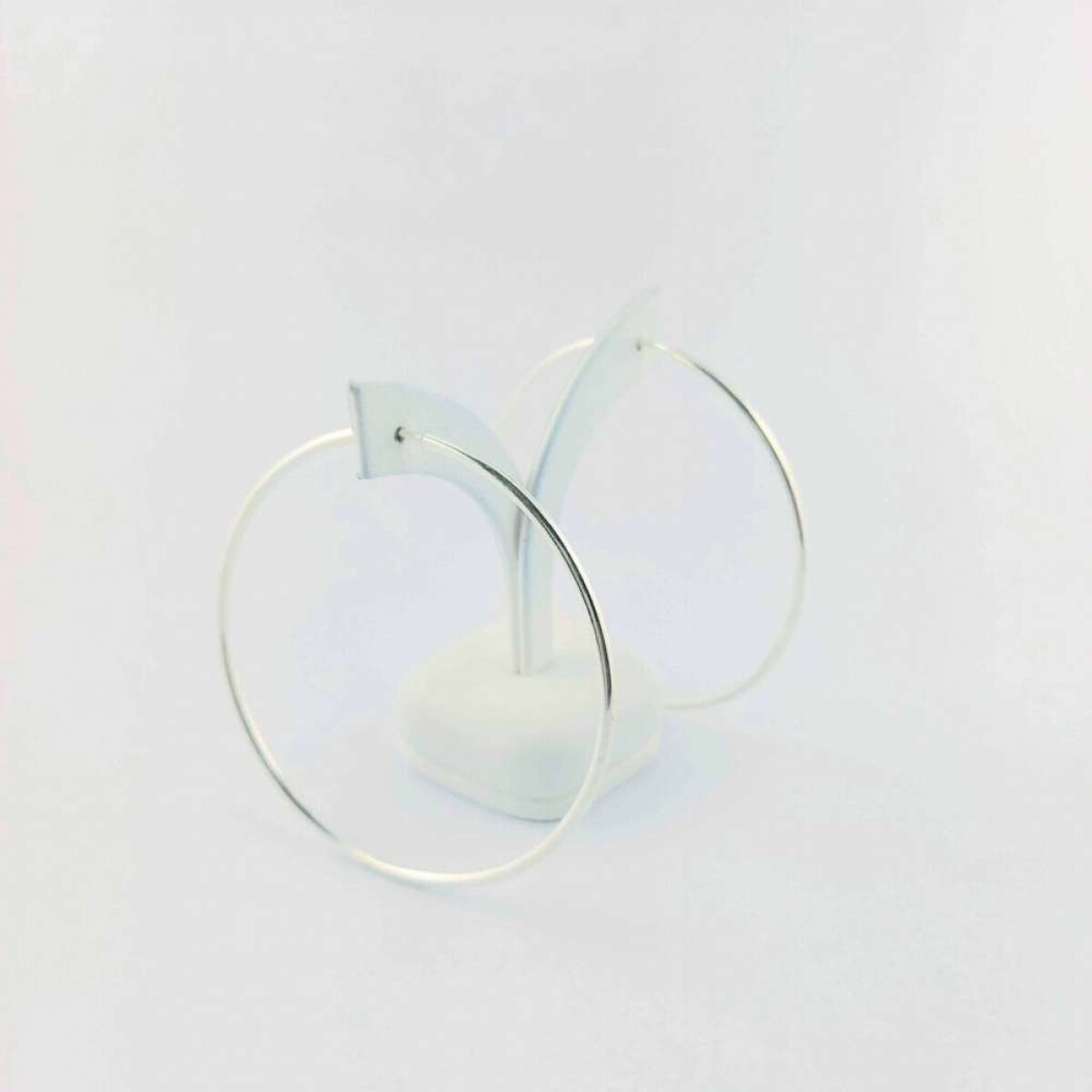 Aros de plata - Diametro: 5 Cm 