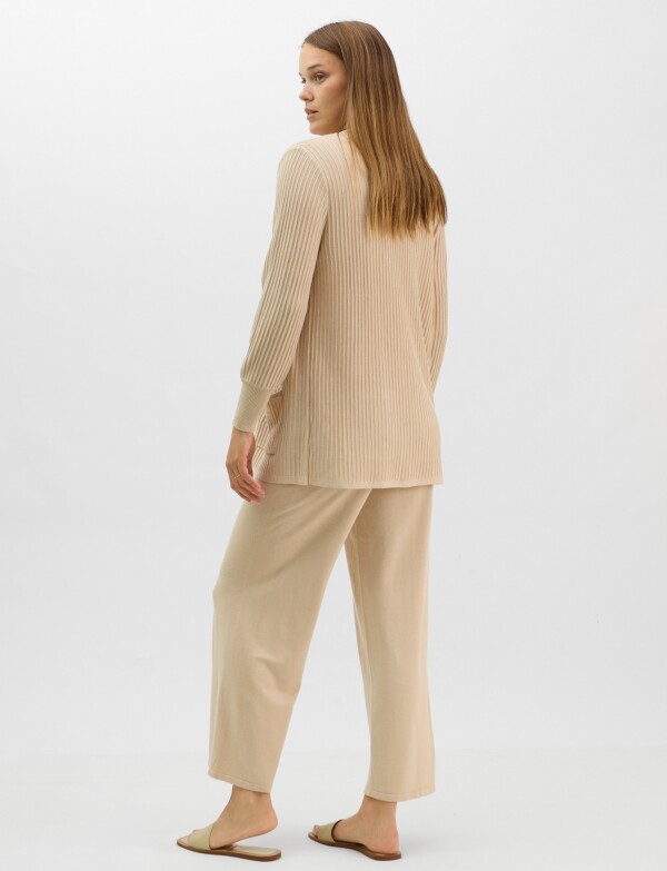 Cardigan Abierto BEIGE
